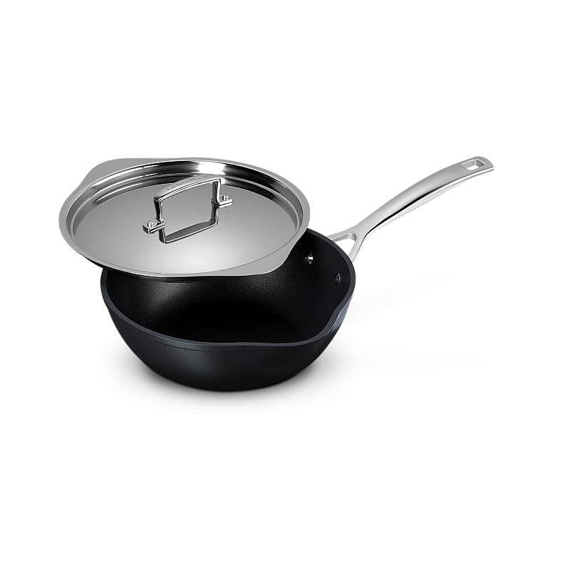 Le Creuset TNS Les Saute Pan 24cm With Pour Spouts And Lid